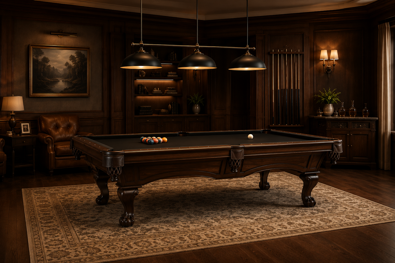 House of Parlor Como Billiard Table
